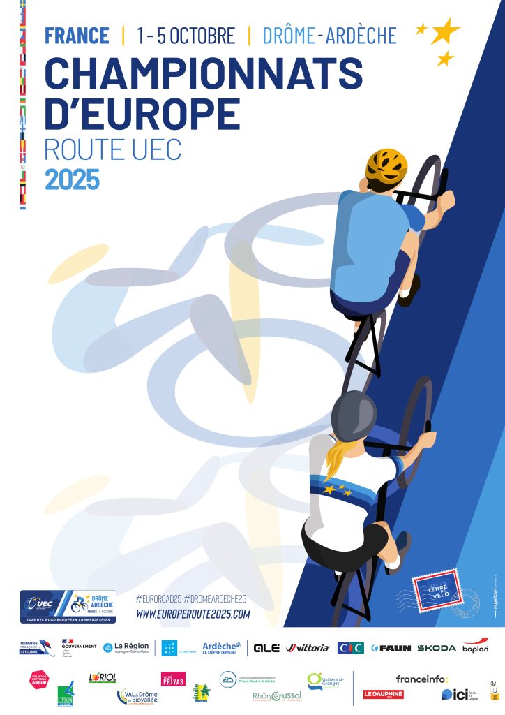 championnats europe route 2025